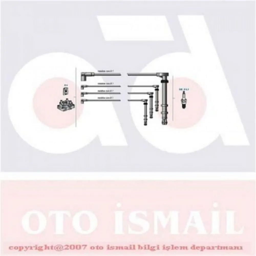 BUJİ KABLO TK. PALIO 96-01 -ALBEA 02 1.6 16V-MAREA-BRAVA-BRAVO 1.6 DOHC 97