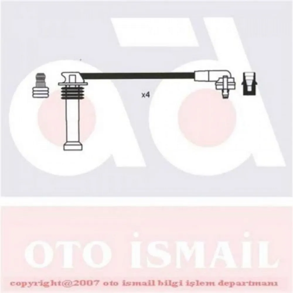 BUJİ KABLO TK BOBİN KABLOLU ESCORT 1.6-1.8-2.0 16V 96 -FIESTA-MONDEO 1.6-1.8 16V