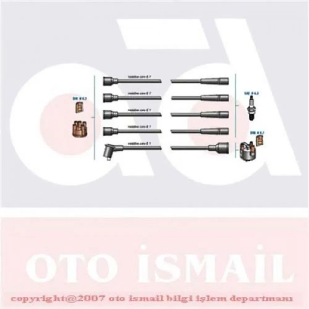 Buji Kablo Tk Dkş-M131 Düz Motor