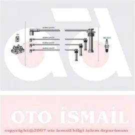 BUJİ KABLO TK FOCUS 1.6 16V ZTEC S MOTOR 99