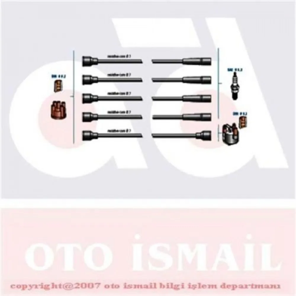 Buji Kablo Tk R19 89-94 -Clio 1.2 90-96 -Twng 1.2 C3G 93-97