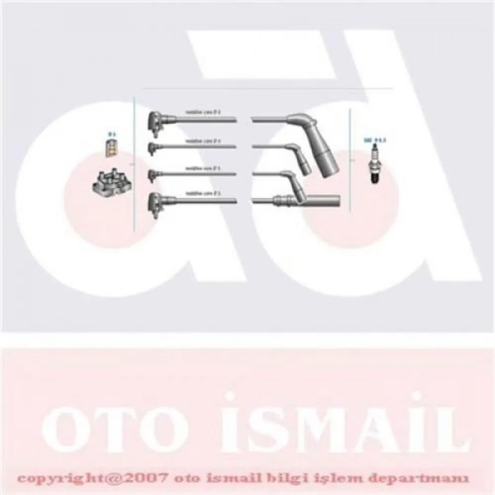 Buji Kablo Tk Corolla 1.3 Krbrtr Ae100 92-97