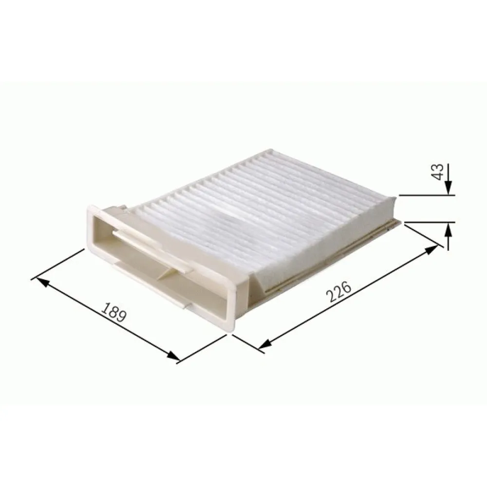 Polen Filtresi [ Renault Clio Iii 1.2 16V/1.4 16V/1.5 Dci/1.6 16V/2.0 16V 2005 -, Dacia Duster 1.5 Dci/1.6 16V 2010 -, Logan 1.2 16V/1.4 Mpi/1.5 Dci/1.6 16V 2006 -, Sandero 1.2 16V/1.4/1.5 Dci/1.6 200