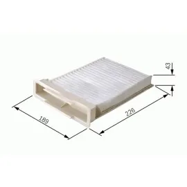 Polen Filtresi [ Renault Clio Iii 1.2 16V/1.4 16V/1.5 Dci/1.6 16V/2.0 16V 2005 -, Dacia Duster 1.5 Dci/1.6 16V 2010 -, Logan 1.2 16V/1.4 Mpi/1.5 Dci/1.6 16V 2006 -, Sandero 1.2 16V/1.4/1.5 Dci/1.6 200