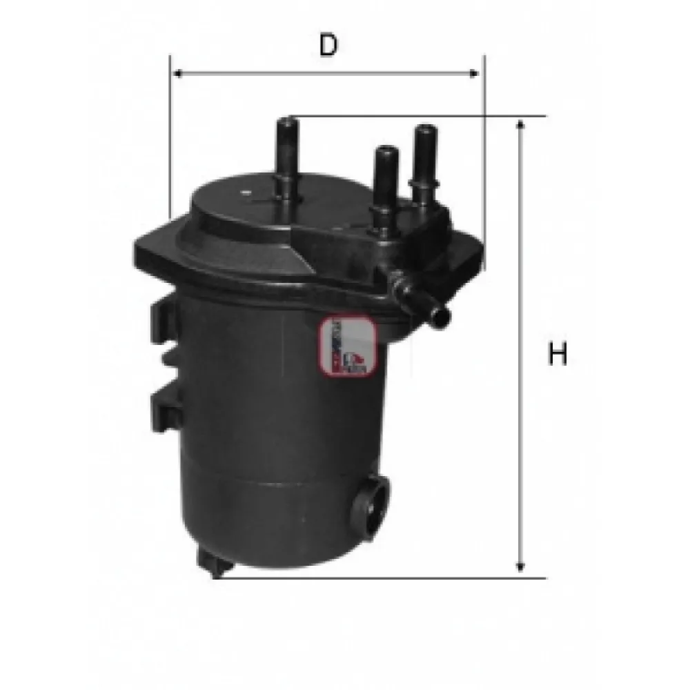 Yakit Filtresi (Delikli) [ Renault Megane Ii 1.5 Dci 2002-2010, Scenic Ii 1.5 Dci 2003 - ]