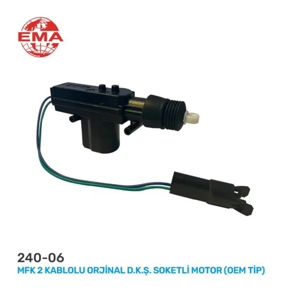 Merkezi Kilit Motoru 2 Kablo Soketli Arka Tofaş Üniversal Orjinal