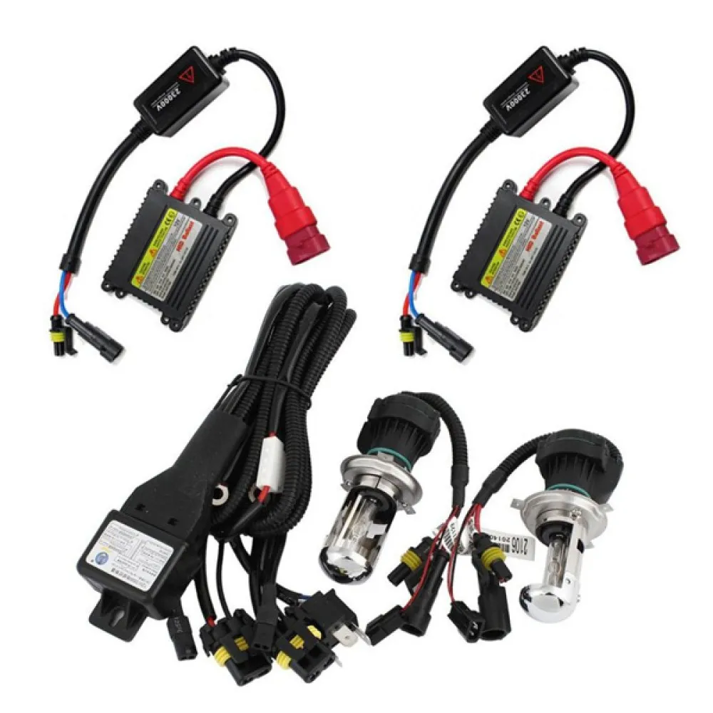 H4 8000K Zenon Set Slim Ballast