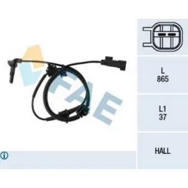 ABS TEKERLEK HIZ DEVİR SENSÖRÜ ÖN SAĞ-SOL ASTRA J-CRUZE 1.4-1.4 T-1.6-1.6 T 09