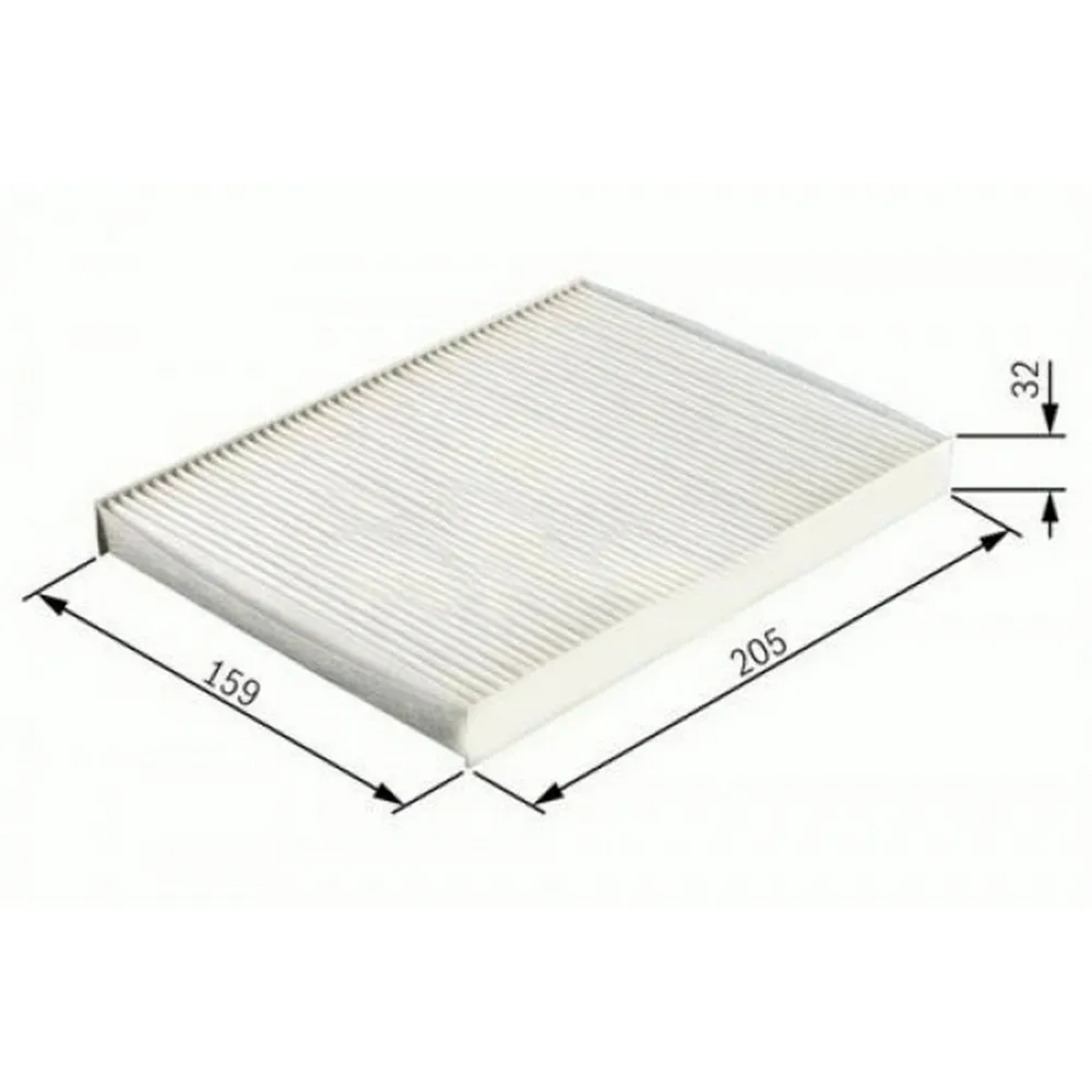 POLEN FİLTRESİ (PEUGEOT 207 06- (KARBONLU))