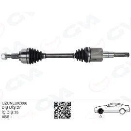 Ön Aks Komple Sol Ford Yeni Focus Iv 17 Sanz. Otomatigi 8 Vites 1.5L Duratorq-Tdci