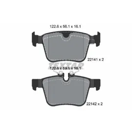 Fren Balatasi Arka Land Rover Discovery L550 Range Rover L538 L551 L560 . Volvo S90 16> V90 V60 Xc60 Xc90 14>