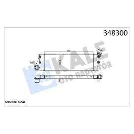 Turbo Radyatörü Intercooler Mgn Ii-Scenic Ii 1.5Dci-1.9Dci Al-Pl-Brz 586X187X40