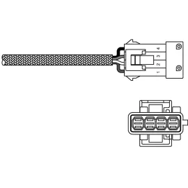 LAMBDA OKSIJEN SENSORU 206-207-307-C2-C3 1.4 16V ET3J4 (MANİFOLDA GELEN ÜSTTEKİ)