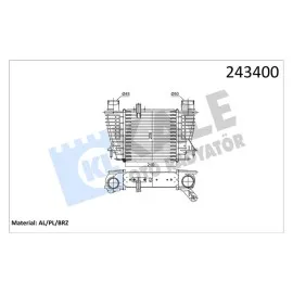 Turbo Radyatörü (Intercooler) Clio Iii 1,5Dci 05-- Modus 1,5Dci 04--