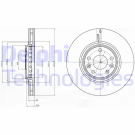 Ön Fren Aynasi Renault Grand Scenic Iii 09 Grand Scenic Iv 16 Laguna Iii 07 15 Latitude 11 Megane Iii 09 Megane Iv 15 Megane E Tech 23 320X28X5 Delik Hava Kanalli