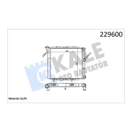 Motor Su Radyatörü [ Renault R9, R11 Broadway, Spring 2 Sira Al+Pl ]