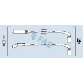 Buji Kablo Set Chevrolet Kalos 1.4 02 Lanos 1.4-1.5 97 Chevrolet Aveo 1.5-Kalos 1.5 05