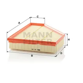 HAVA FİLTRESİ BMW X1 (E84) 20 D/DX 184HP 07/12-