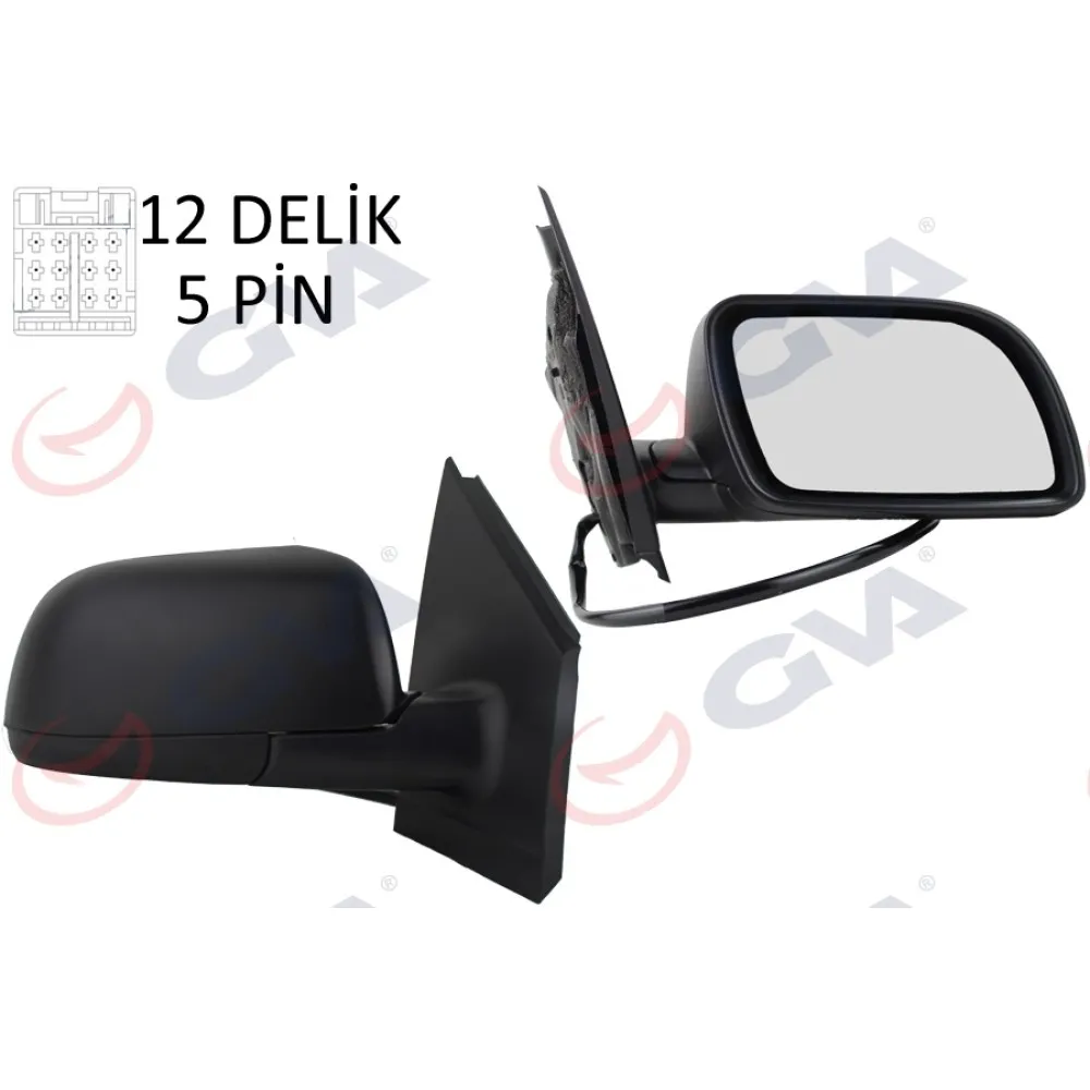 Diş Dikiz Aynasi Sağ Polo 02 Elektrikli Isitmali Asferik 5 Fiş Vm-194Ehr