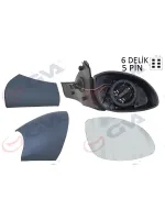 DIŞ DİKİZ AYNASI SAĞ VECTRA B 96 ELEKTRİKLİ ISITMALI KONVEKS 5 FİŞ VM-166EHR 1428718