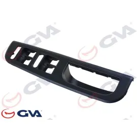 Dörtlü Cam Anahtar Çerçevesi Golf 4-Bora-Passat Siyah