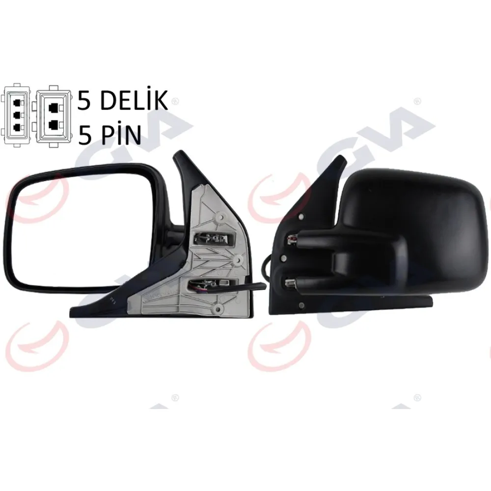 Diş Dikiz Aynasi Sol Transporter T4 96 Elektrikli Isitmali Konveks Vm-186Ehl