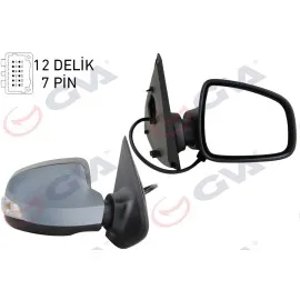 DIŞ DİKİZ AYNASI SAĞ SYMBOL-SANDERO 13 ELEKTRİKLİ ISITMALI SİNYALLİ ASTARLI KONVEKS 9 FİŞ VM-6129EHPSR