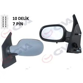 Diş Dikiz Aynasi Sol Megane Scenic 97 Elektrikli Isitmali Astarli Asferik 5 Fiş Vm-133Nehpl