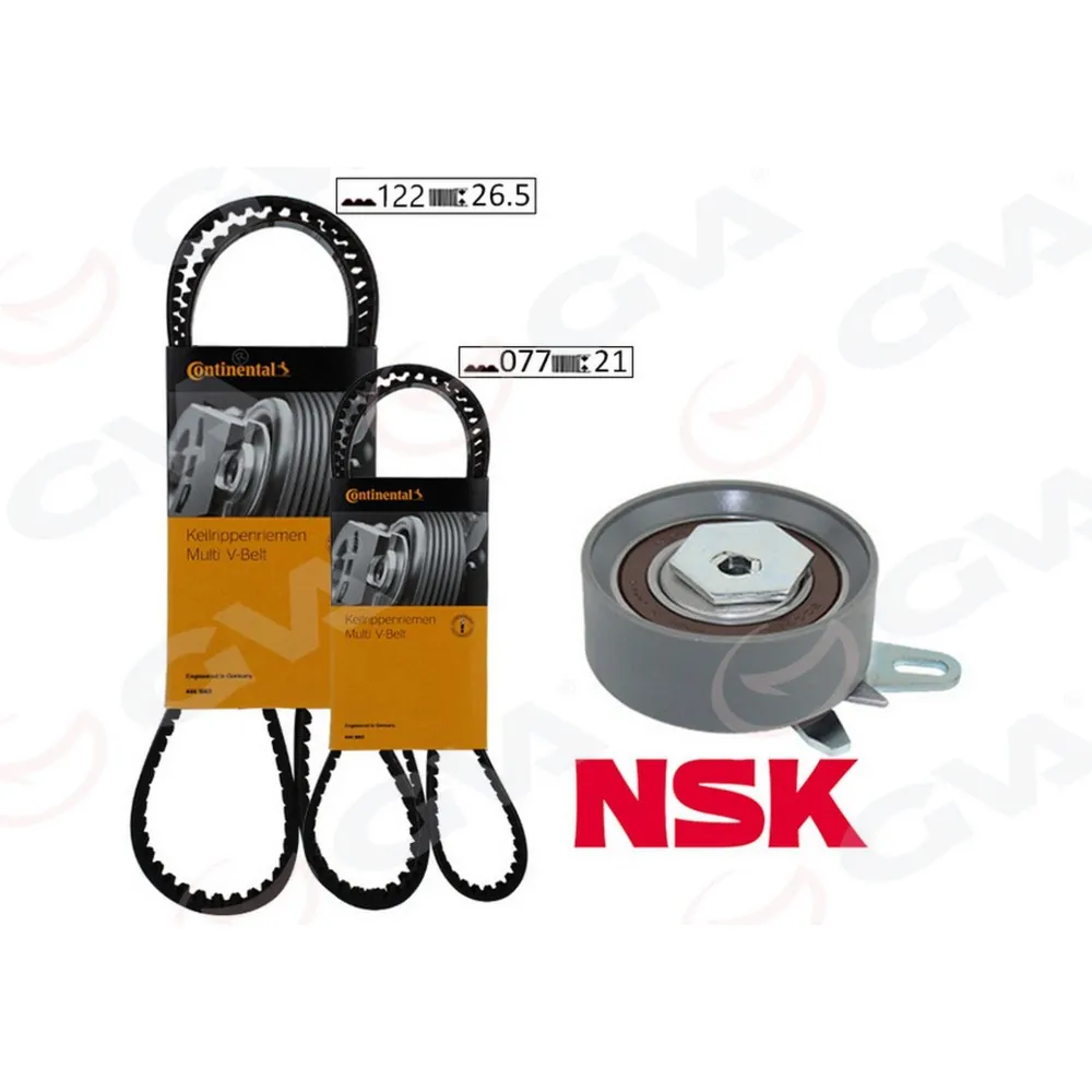 TRİGER SETİ 122x26.5-077x210 TRANSPORTER T4 2.4D 90-03 AJA K065323XS 2 KAYIŞ 1 GERGİ