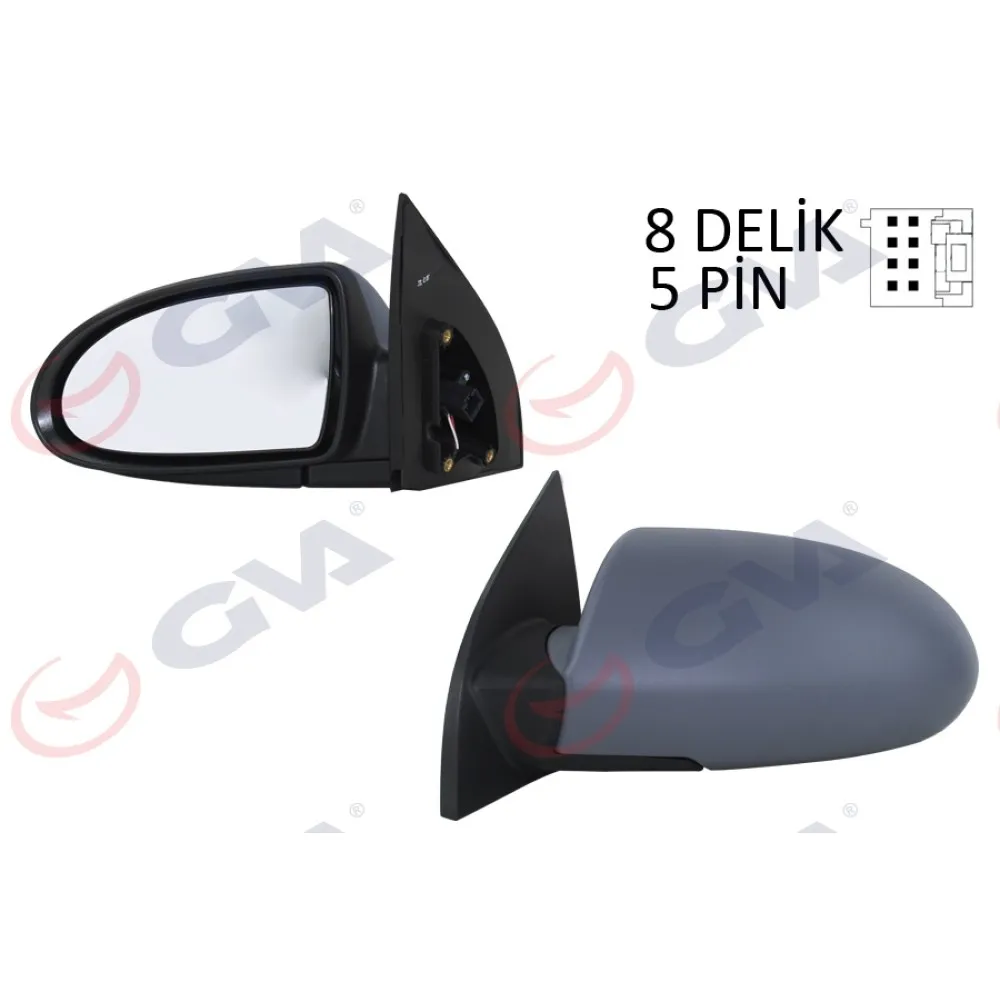 Diş Dikiz Aynasi Sol Accent Era 06 Elektrikli Isitmali Astarli Konveks