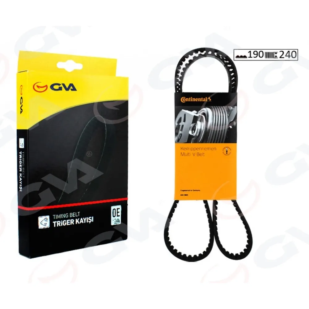 Triger Kayişi 190X240 Brava-Doblo-Marea-Punto-Stilo 1.9Jtd 8V 98 Alfa Romeo Lancia