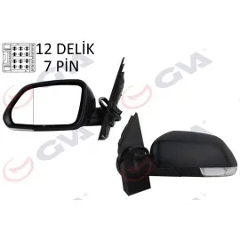 Diş Dikiz Aynasi Sol Polo 05 Elektrikli Isitmali Asferik 5 Fiş Vm-377Ehal