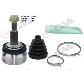 Aks Kafasi Diş Ön Transporter T5 1.9 Tdi 04-10 Axb 38X27X63 168.5Mm