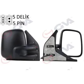 Diş Dikiz Aynasi Sağ Transporter T4 96 Elektrikli Isitmali Konveks Vm-186Ehr