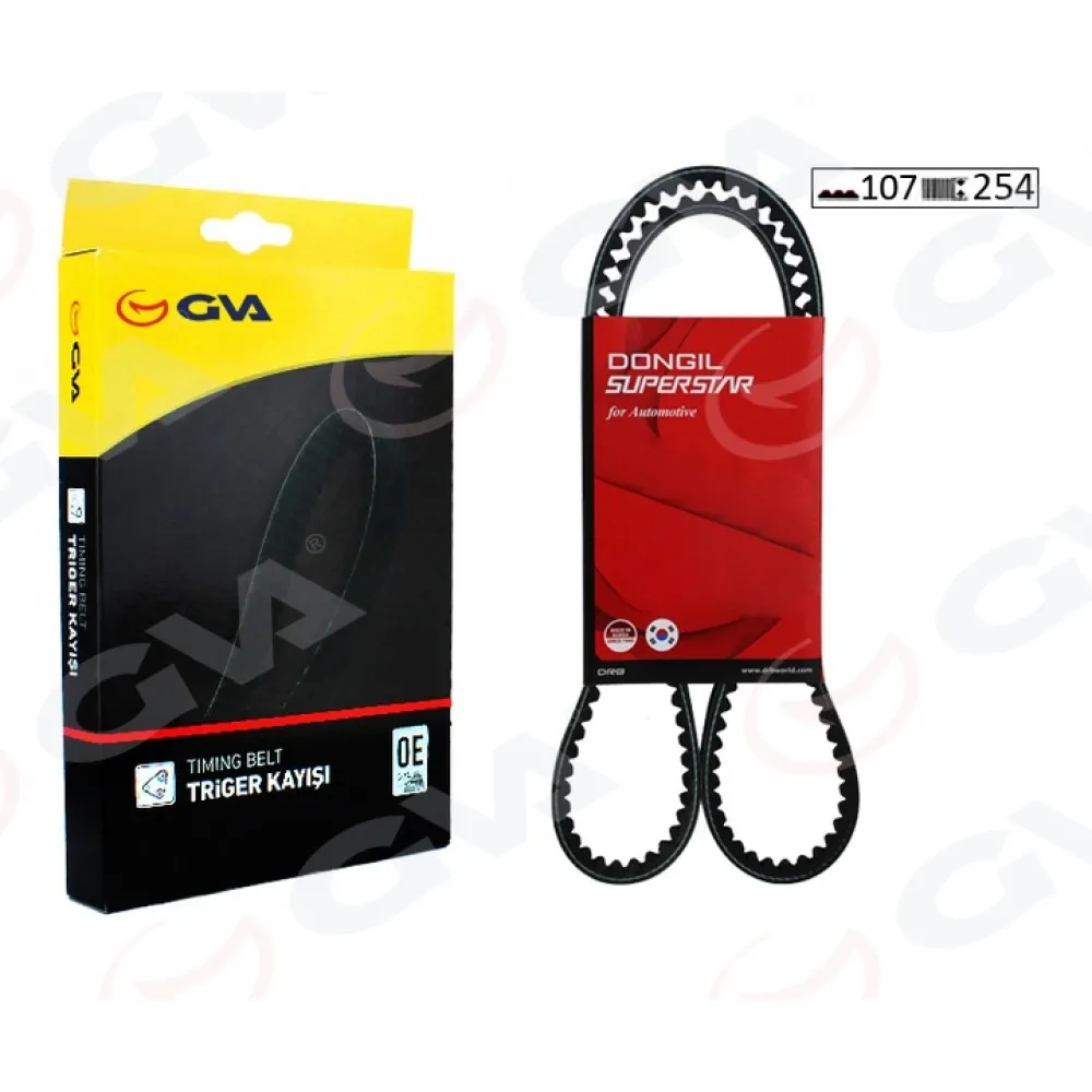 Triger Kayişi 107X254 Chevrolet Matiz 0.8 6V 05 Spark 0.8 6V 02 Daewoo-Mitsubishi