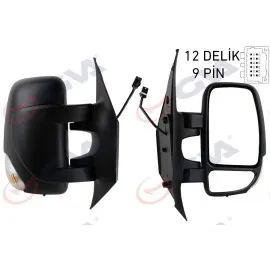 Diş Dikiz Aynasi Sağ Master-Movano 10 Elektrikli Isitmali Sinyalli Sensörlü Konveks Vm-971Ehsr