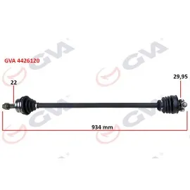 Komple Aks Sağ Tempra 1.4I 92-99 934Mm