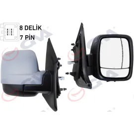 DIŞ DİKİZ AYNASI SAĞ TRAFIC-VİVARO 14 ELEKTRİKLİ ISITMALI SENSÖRLÜ ASTARLI ASFERİK 6 FİŞ VM-976EHPSAR