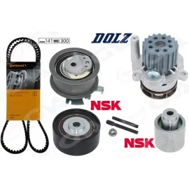 Devirdaimli Eksantrik Gergi Kiti Passat-Jetta-Golf5-Octavia-A3-A6 2.0Tdi 07-11 Bkp-Bkd-Bre-Blb