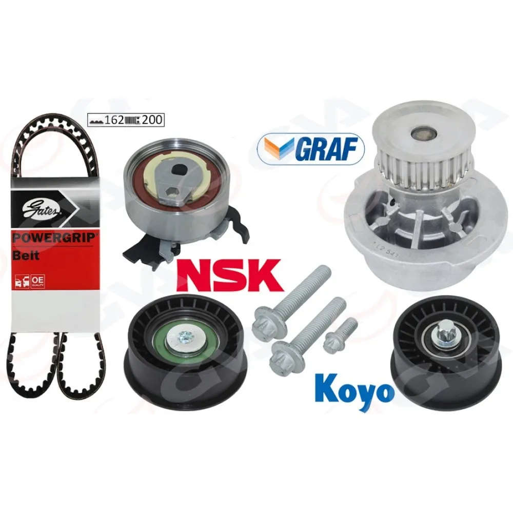 Devirdaimli Eksantrik Gergi Kiti Astra G-Corsa C-Vectra C-Meriva A-Zafira A 1.4-1.6-1.8 16V Z16-14Xe