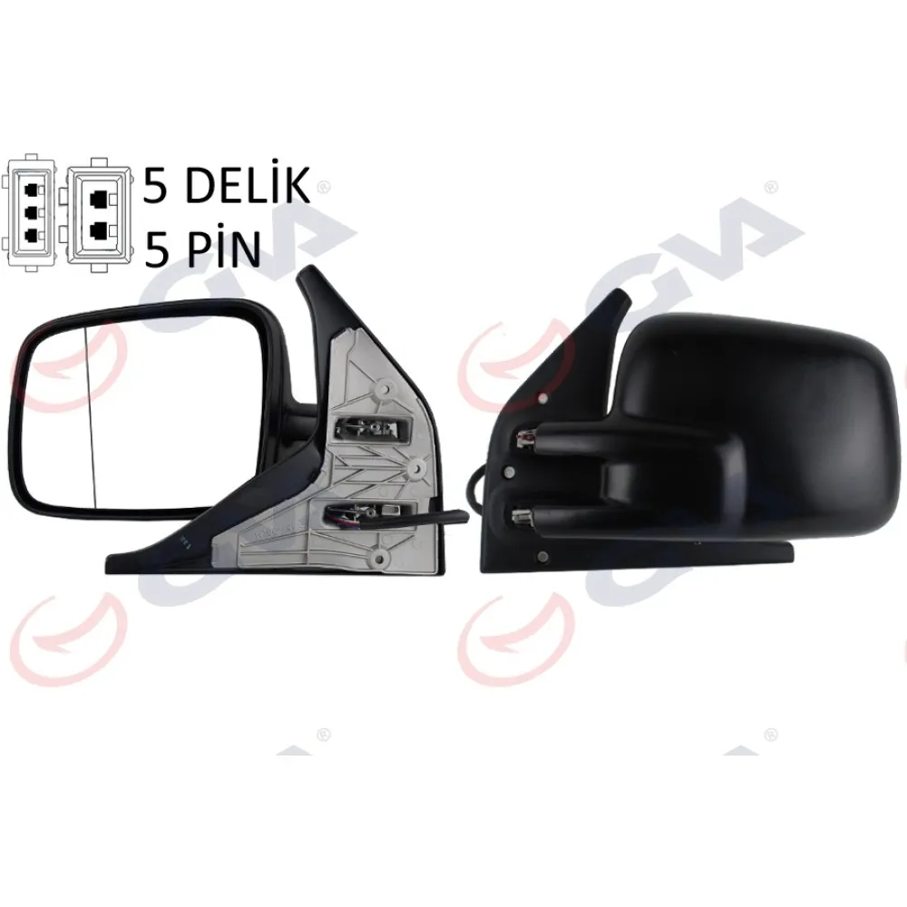Diş Dikiz Aynasi Sol Transporter T4 96 Elektrikli Isitmali Asferik Vm-186Ehal