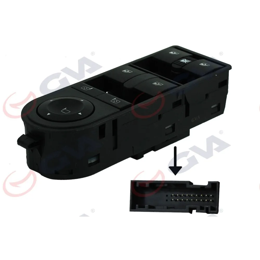 Cam Açma Kapama Anahtari Sol Astra H-Zafira B Dörtlü Çerçeveli Dikiz Ayna Kont.