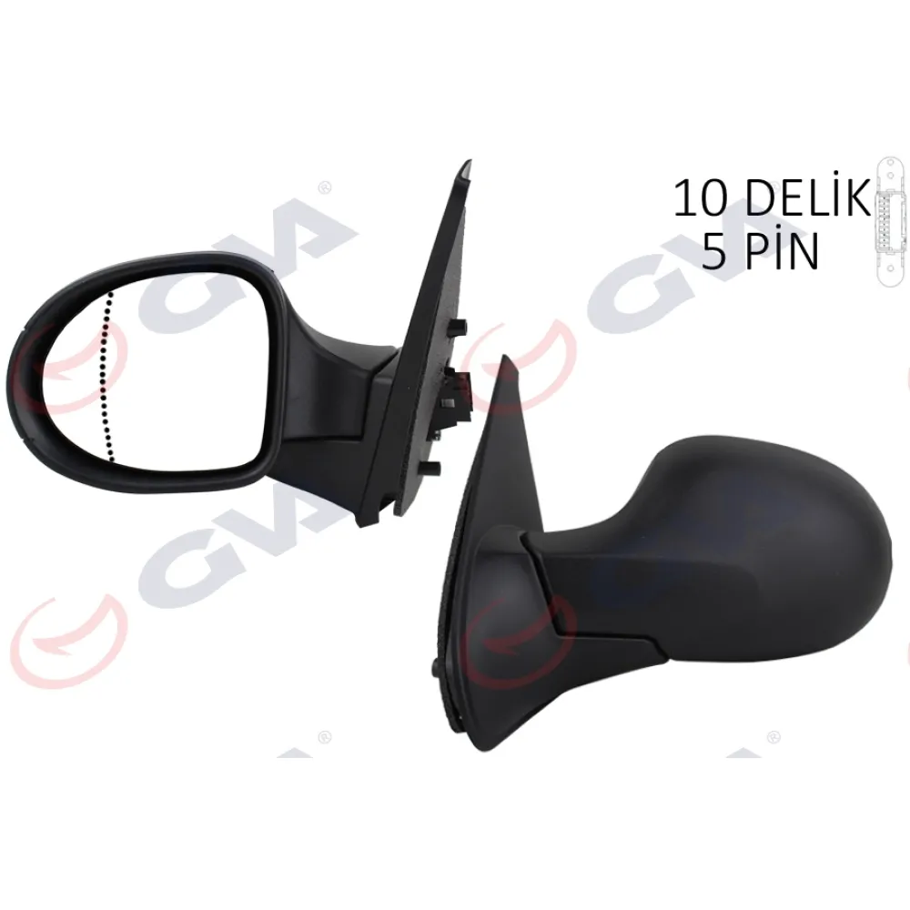 Diş Dikiz Aynasi Sol Symbol Thalia 08 Elektrikli Isitmali Asferik 5 Fiş Vm-6124Ehal