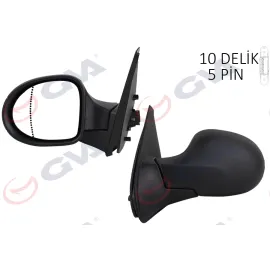 Diş Dikiz Aynasi Sol Symbol Thalia 08 Elektrikli Isitmali Asferik 5 Fiş Vm-6124Ehal