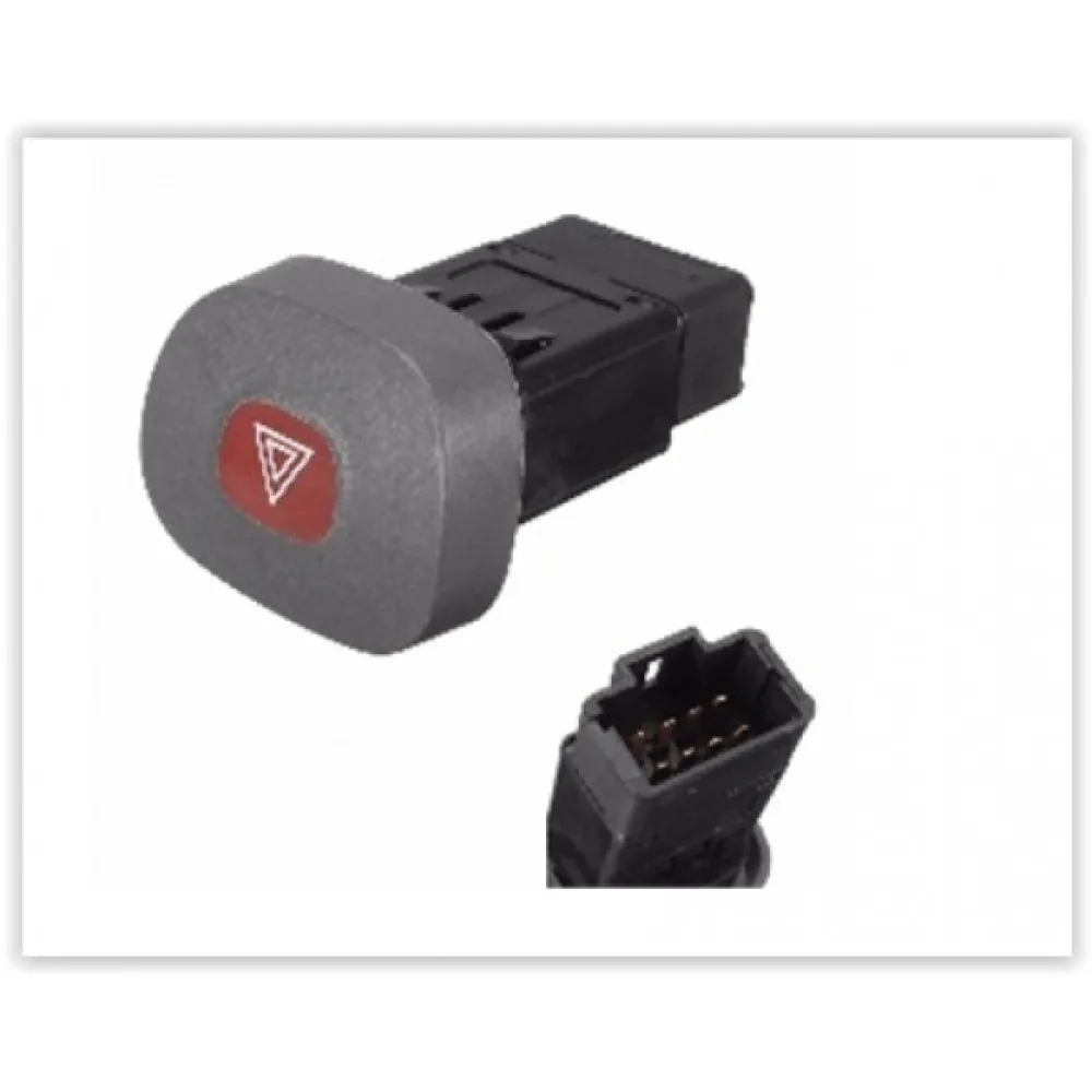 Dörtlü Flaşör Anahtari Megane I 8 Pin