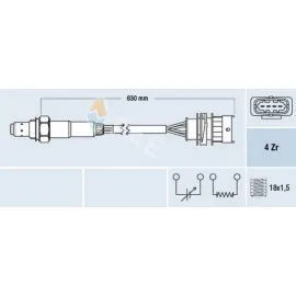 OKSİJEN SENSÖRÜ CORSA 1.2-ASTRA G 1.2