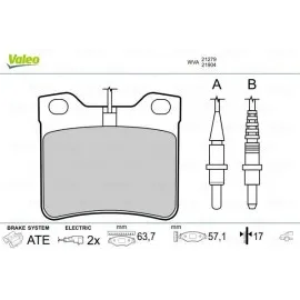 Fren Balatasi Arka Mercedes W638 B901 B902 . Peugeot 406 605