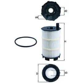 Yağ Filtresi Vw Toureg-Audi Q7-A8 4.2 V8 Fsi-Audi A5 Cabriolet 8T. 8F 4.2 Fsi 354Hp 07> Hu7005X