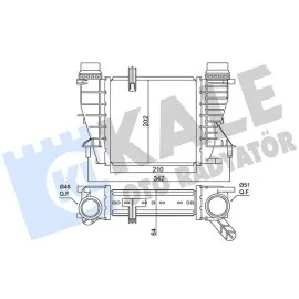 İntercooler Al/pl/brz Clio Iii-Modus-Grand Modus-Note-Nv200