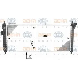 RADYATÖR CORSA B-TIGRA 1.2-1.4 16V-1.6 16V (AC+KLİMASIZ+OTOM) (680x275x27)